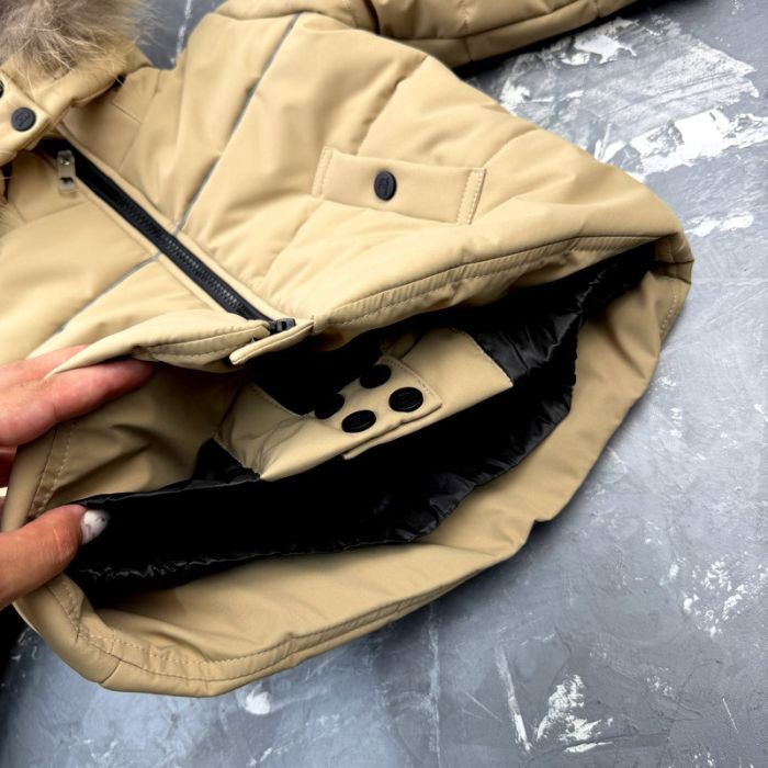 Комбінезон BEWARM Umka Beige дитячий зимовий роздільний