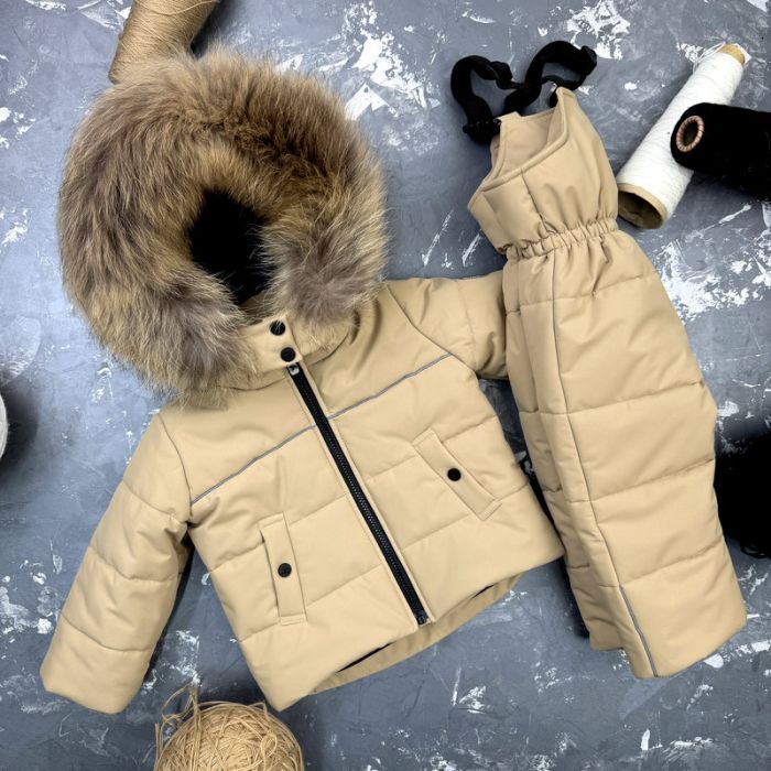 Комбінезон BEWARM Umka Beige дитячий зимовий роздільний