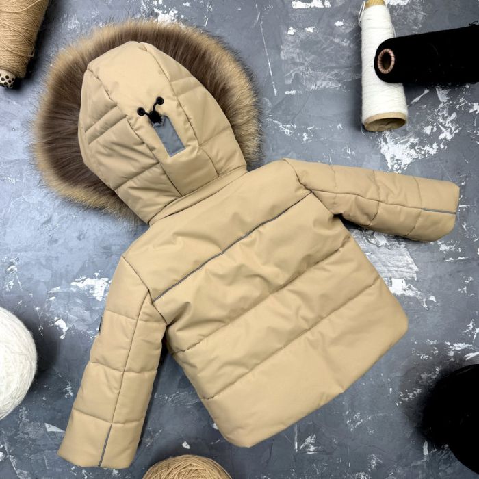 Комбінезон BEWARM Umka Beige дитячий зимовий роздільний