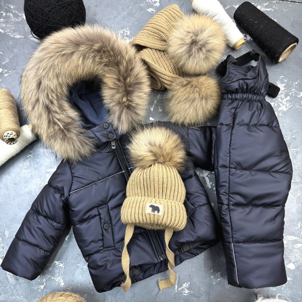 Комбінезон BEWARM Umka Dark blue дитячий зимовий роздільний