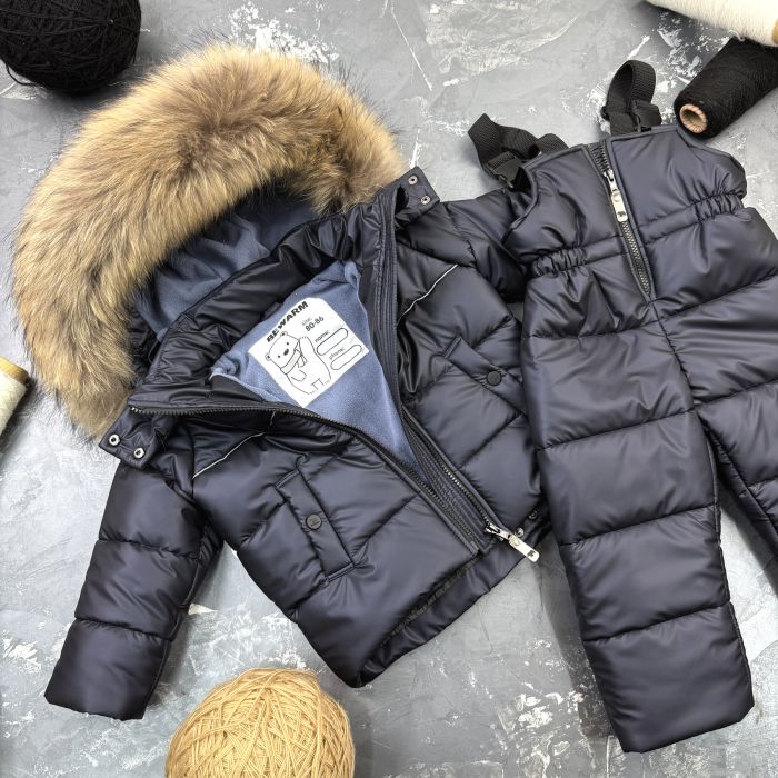 Комбінезон BEWARM Umka Dark blue дитячий зимовий роздільний