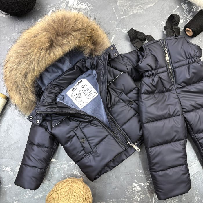 Комбінезон BEWARM Umka Dark blue дитячий зимовий роздільний