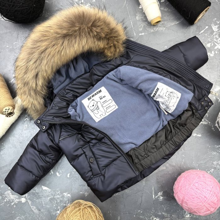 Комбінезон BEWARM Umka Dark blue дитячий зимовий роздільний