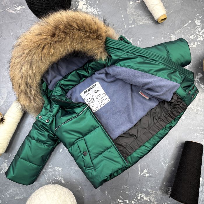 Комбінезон BEWARM Umka Emerald дитячий зимовий роздільний