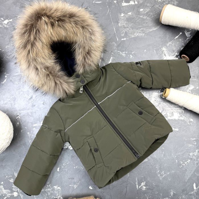 Комбінезон BEWARM Umka khaki дитячий зимовий роздільний