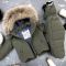 Комбінезон BEWARM Umka khaki дитячий зимовий роздільний