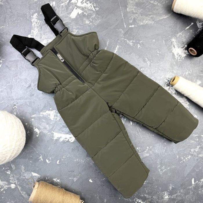 Комбінезон BEWARM Umka khaki дитячий зимовий роздільний