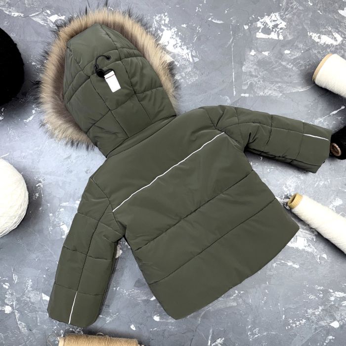 Комбінезон BEWARM Umka khaki дитячий зимовий роздільний