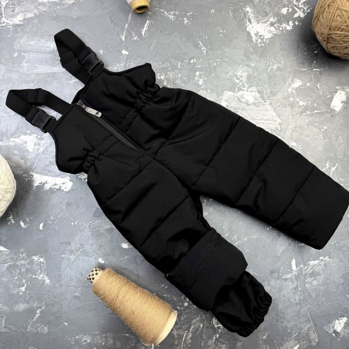 Комбінезон BEWARM Umka Black-Orange дитячий зимовий роздільний