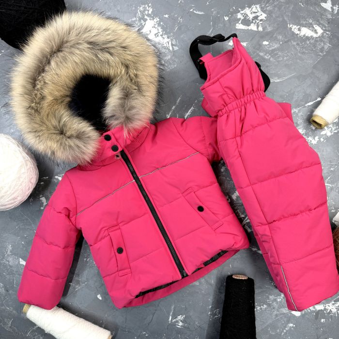 Комбінезон BEWARM Umka Pink дитячий зимовий роздільний