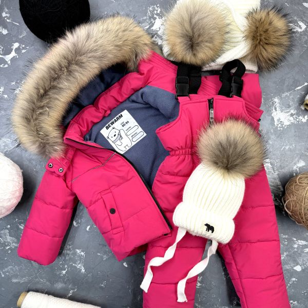 Комбінезон BEWARM Umka Pink дитячий зимовий роздільний
