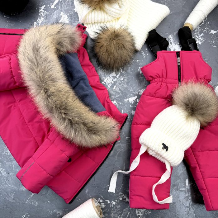 Комбінезон BEWARM Umka Pink дитячий зимовий роздільний