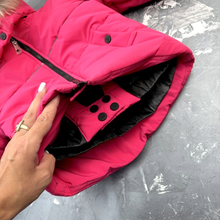 Комбінезон BEWARM Umka Pink дитячий зимовий роздільний
