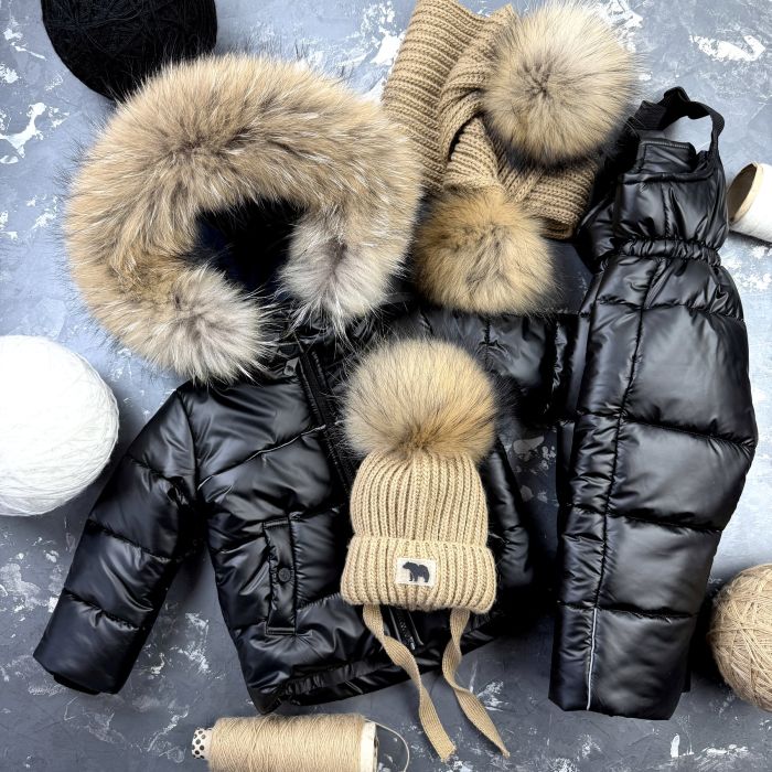 Комбінезон BEWARM Umka Royal Black дитячий зимовий роздільний
