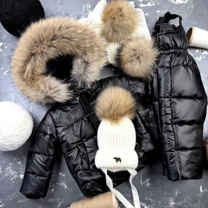 Комбінезон BEWARM Umka Royal Black дитячий зимовий роздільний