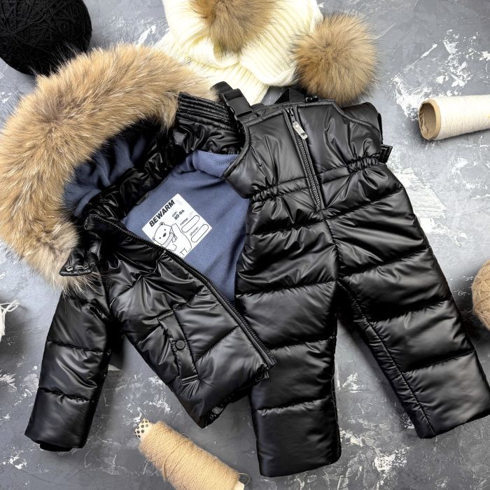 Комбінезон BEWARM Umka Royal Black дитячий зимовий роздільний