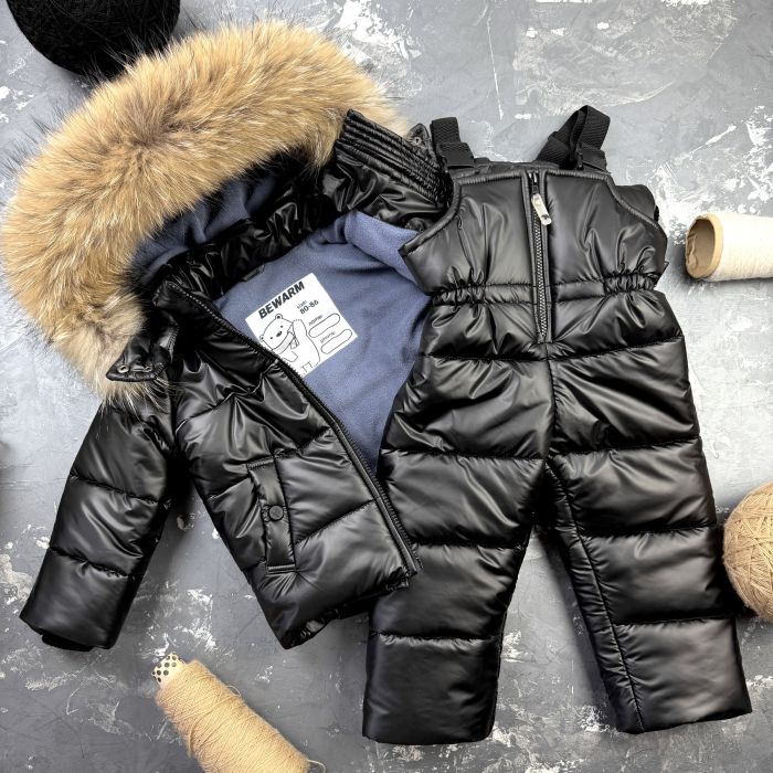 Комбінезон BEWARM Umka Royal Black дитячий зимовий роздільний