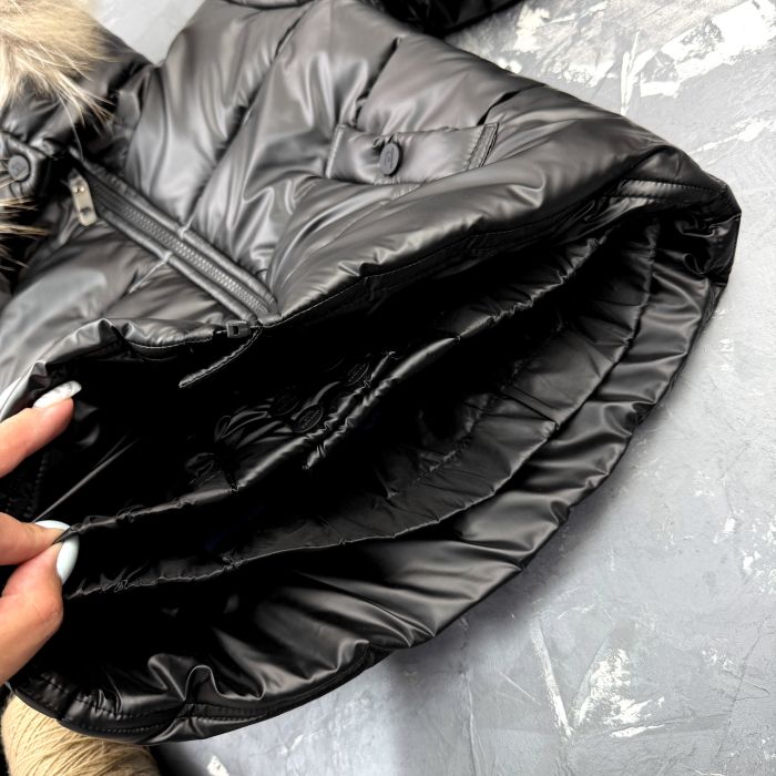 Комбінезон BEWARM Umka Royal Black дитячий зимовий роздільний