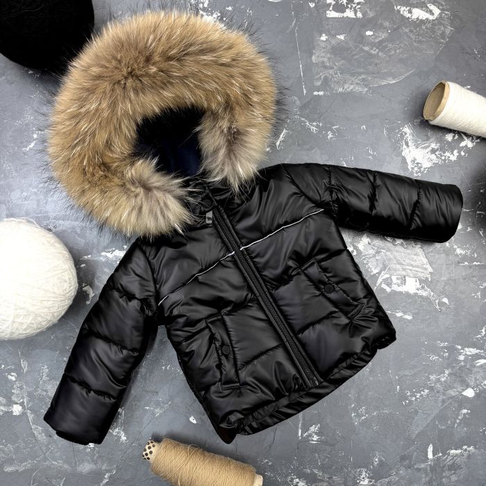 Комбінезон BEWARM Umka Royal Black дитячий зимовий роздільний