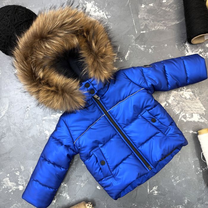 Комбінезон BEWARM Umka sapphire дитячий зимовий роздільний