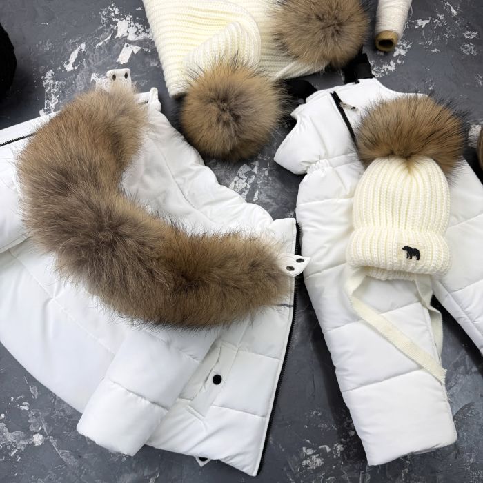 Комбінезон BEWARM Umka White Velvet дитячий зимовий роздільний