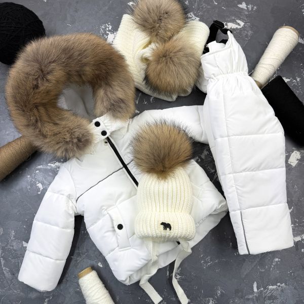 Комбінезон BEWARM Umka White Velvet дитячий зимовий роздільний
