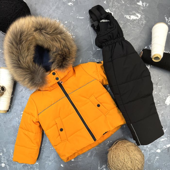 Комбінезон BEWARM Umka Dark-Mustard дитячий зимовий роздільний