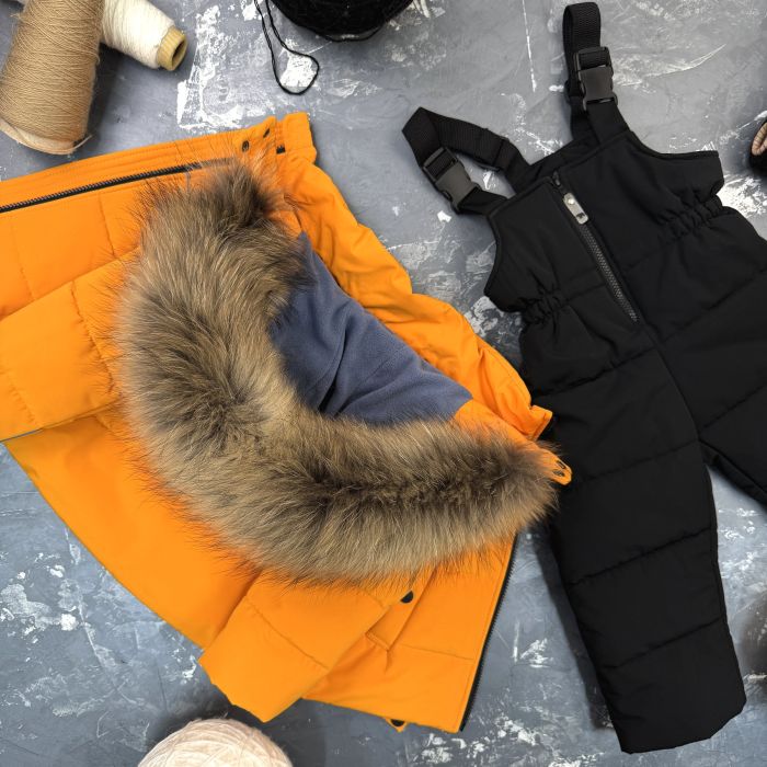 Комбінезон BEWARM Umka Dark-Mustard дитячий зимовий роздільний