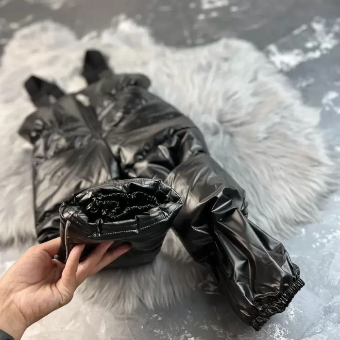 Комбінезон BEWARM Umka Perl milk-black дитячий зимовий роздільний