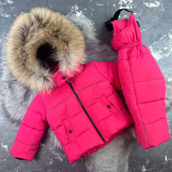 Комбінезон BEWARM Umka Pink дитячий зимовий роздільний