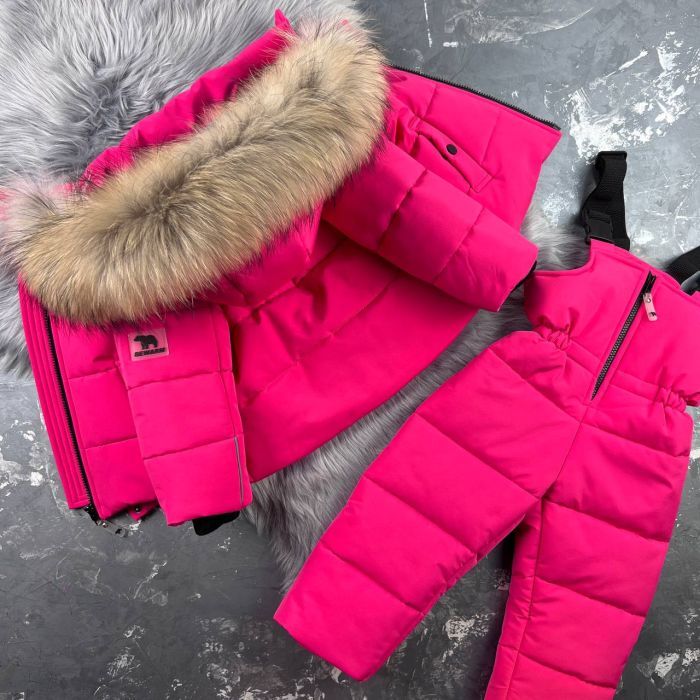 Комбінезон BEWARM Umka Pink дитячий зимовий роздільний