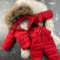 Комбінезон BEWARM Umka Red дитячий зимовий роздільний