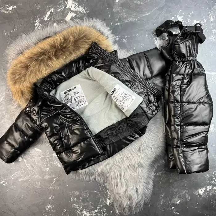 Комбінезон BEWARM Umka Royal Black дитячий зимовий роздільний