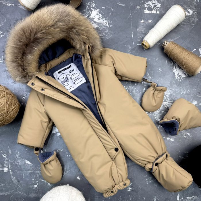 Комбінезон BEWARM Kodiaq суцільний з пінетками Beige