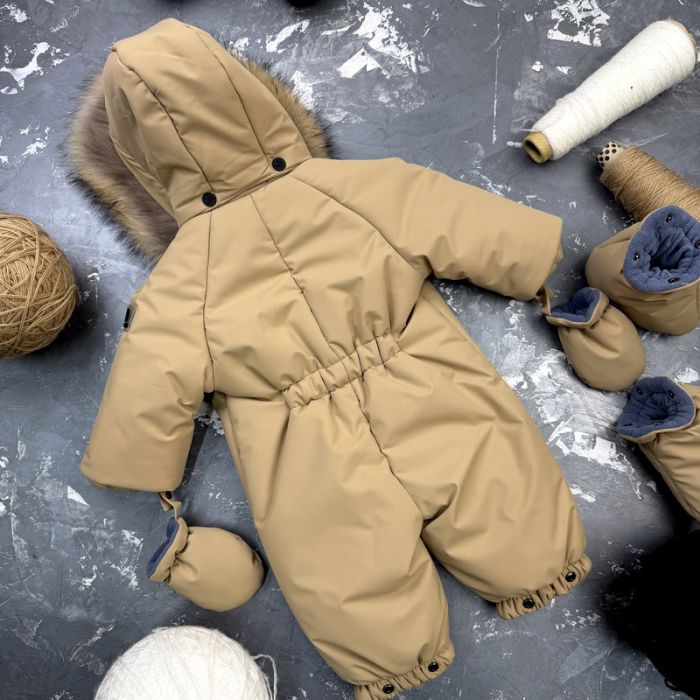 Комбінезон BEWARM Kodiaq суцільний з пінетками Beige