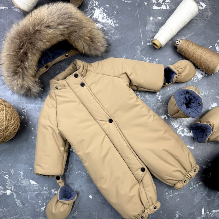 Комбінезон BEWARM Kodiaq суцільний з пінетками Beige