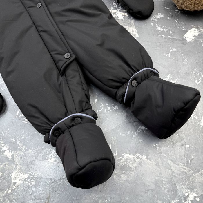 Комбінезон BEWARM Kodiaq суцільний з пінетками Black