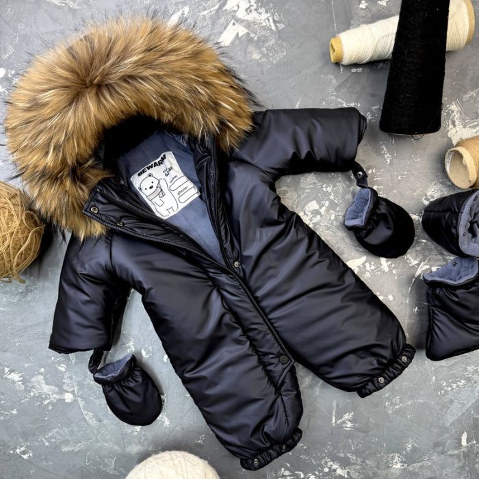 Комбінезон BEWARM Kodiaq суцільний з пінетками Dark blue