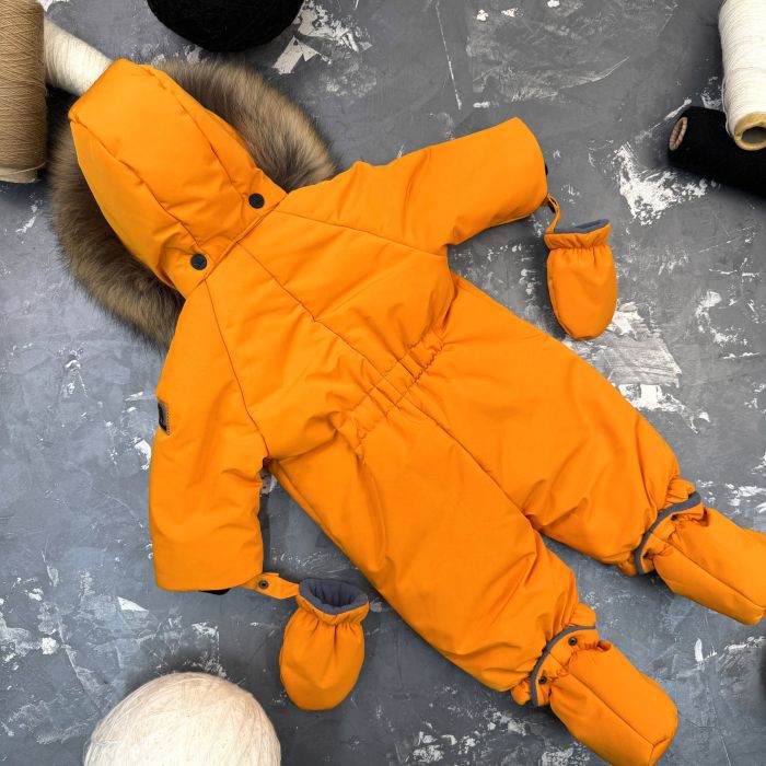 Комбінезон BEWARM Kodiaq суцільний з пінетками Dark-Mustard