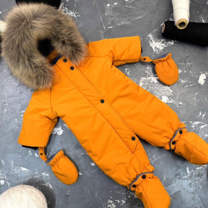 Комбінезон BEWARM Kodiaq суцільний з пінетками Dark-Mustard