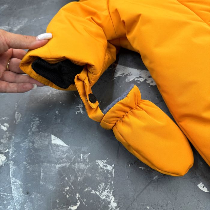 Комбінезон BEWARM Kodiaq суцільний з пінетками Dark-Mustard