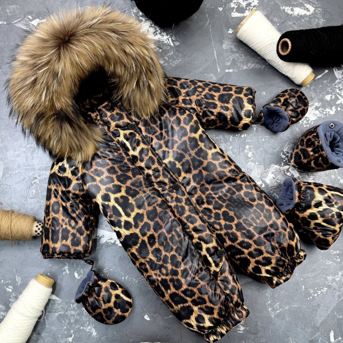 Комбінезон BEWARM Kodiaq суцільний з пінетками Leopard