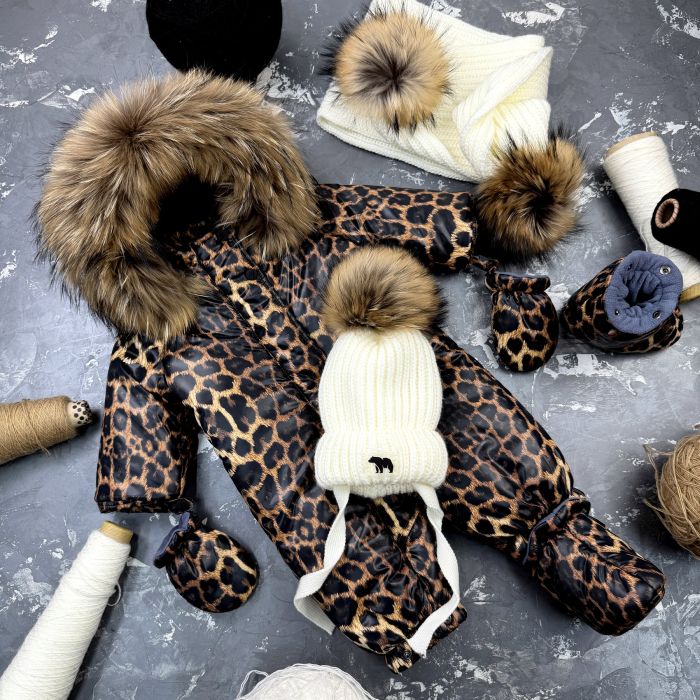 Комбінезон BEWARM Kodiaq суцільний з пінетками Leopard