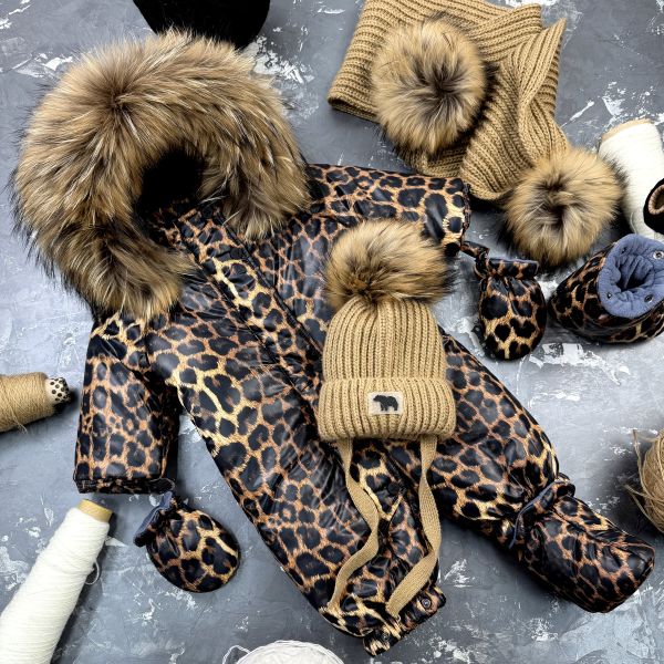 Комбінезон BEWARM Kodiaq суцільний з пінетками Leopard