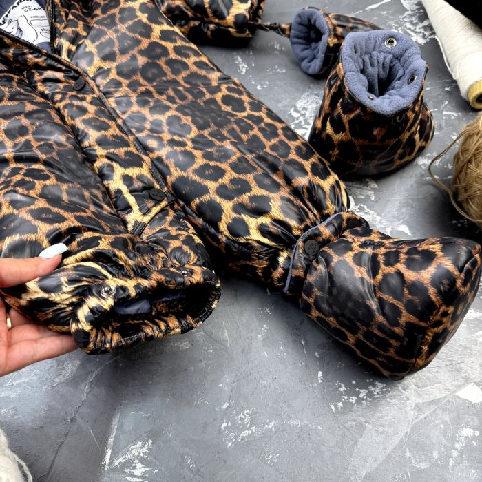 Комбінезон BEWARM Kodiaq суцільний з пінетками Leopard