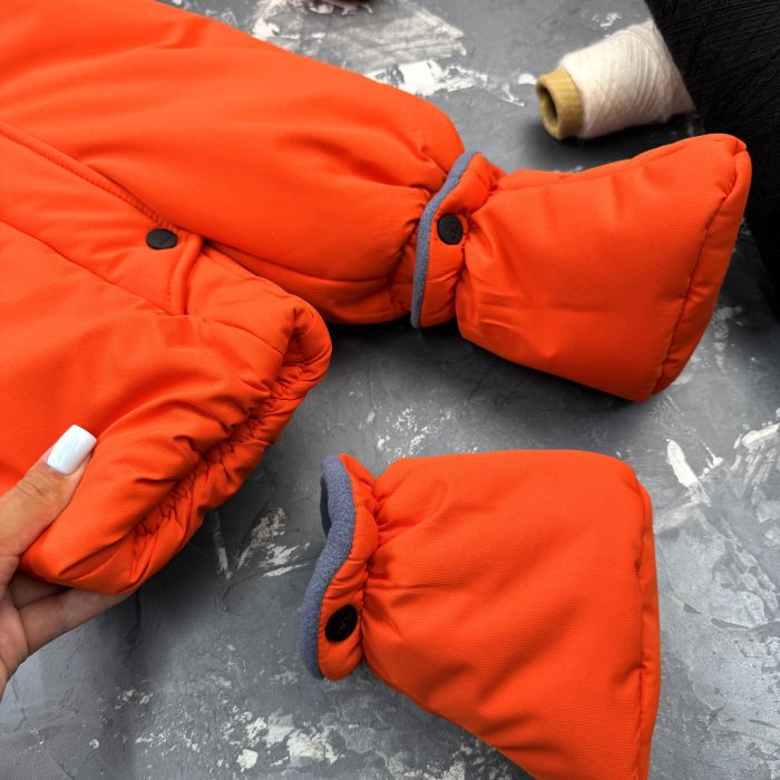 Комбінезон BEWARM Kodiaq суцільний з пінетками Orange
