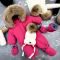 Комбінезон BEWARM Kodiaq суцільний з пінетками Pink
