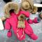 Комбінезон BEWARM Kodiaq суцільний з пінетками Pink