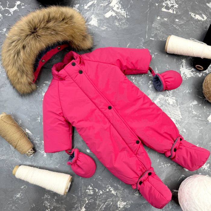 Комбінезон BEWARM Kodiaq суцільний з пінетками Pink