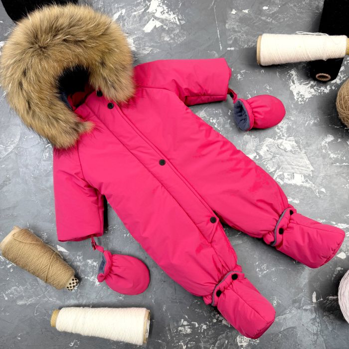 Комбінезон BEWARM Kodiaq суцільний з пінетками Pink